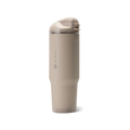 Ease2o 32oz | Compact Water Bottle with Straw &amp; Chug Spout – Dune