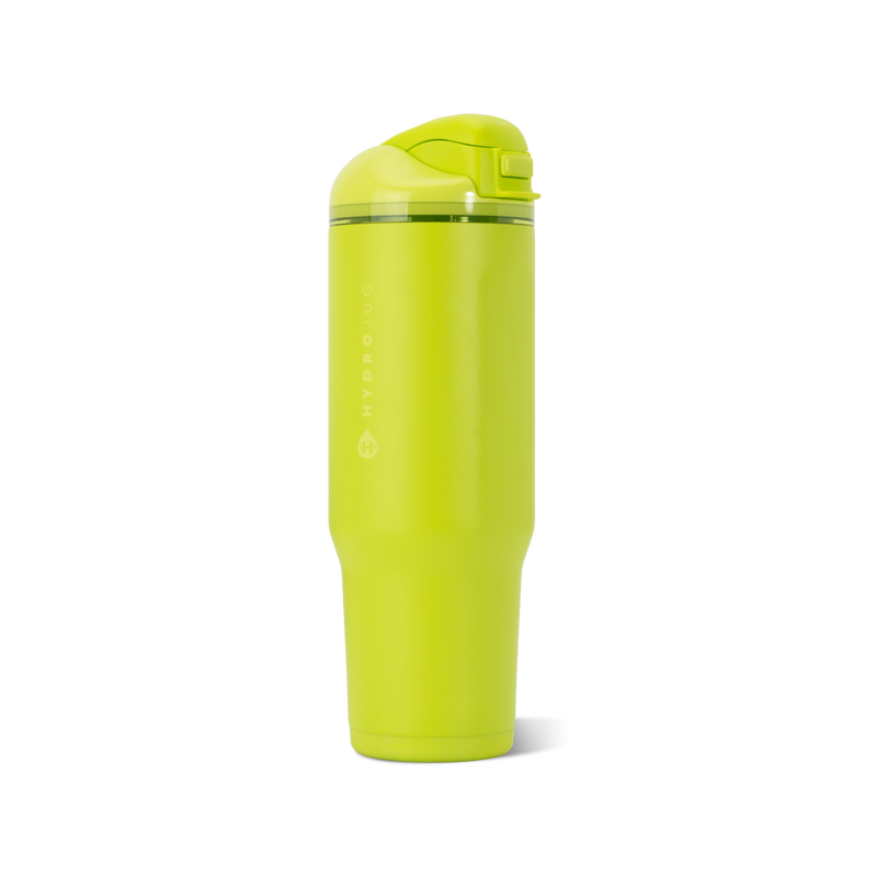Ease2o 32oz | Compact Water Bottle with Straw &amp; Chug Spout – Lemon Lime