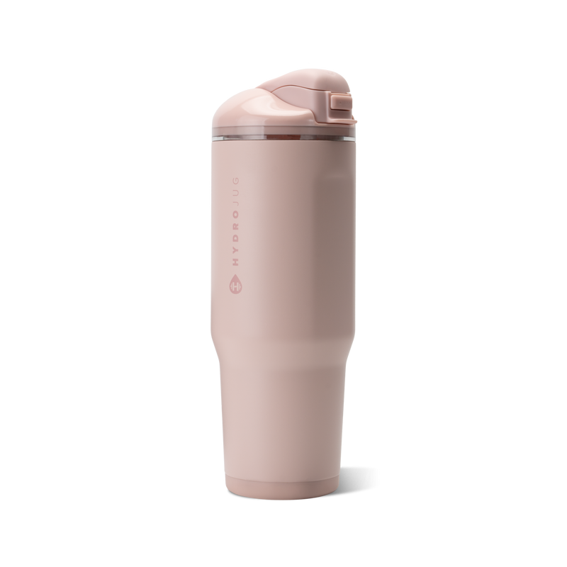 Ease2o 40oz | Dual-Function Water Bottle with Straw &amp; Chug Spout – Dusty Rose